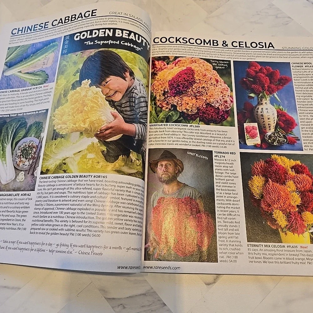 2022 Heirloom Seed Catalog From Baker Creek Heirloom Seeds‎ 25th Catalog